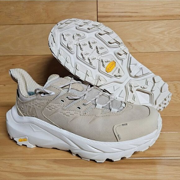 Hoka One One Kaha 2 Low GTX Gore-Tex Shifting Sand Eggnog Mens Shoe - Picture 5 of 12